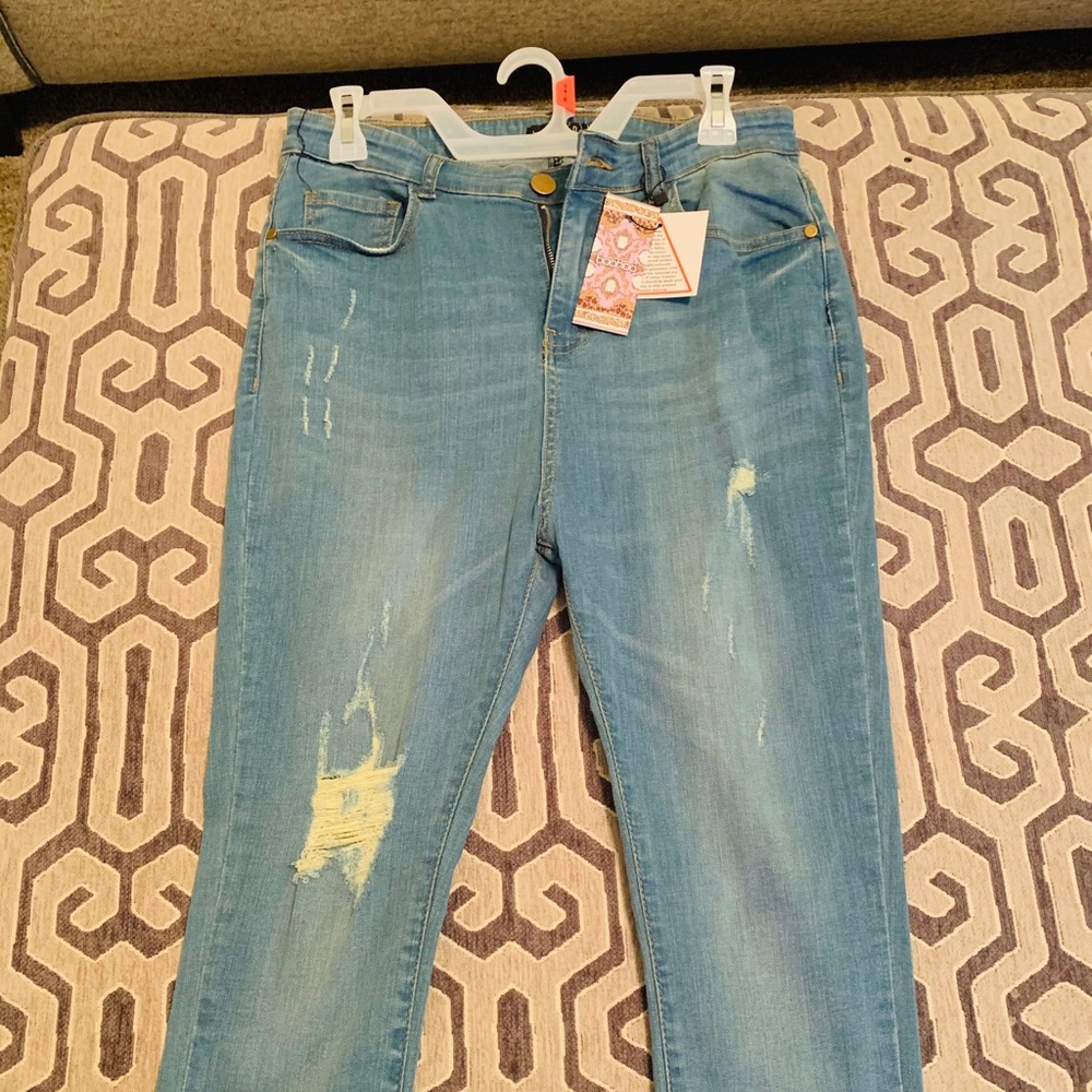 Boohoo blue jeans